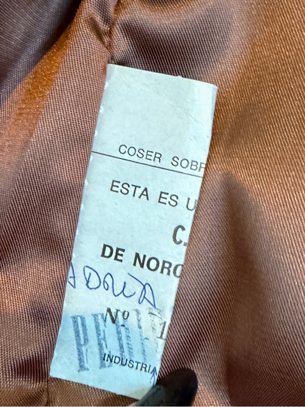 Vintage Brown goat Suede Midi Skirt High Waisted Leather Argentina S - Picture 4 of 9